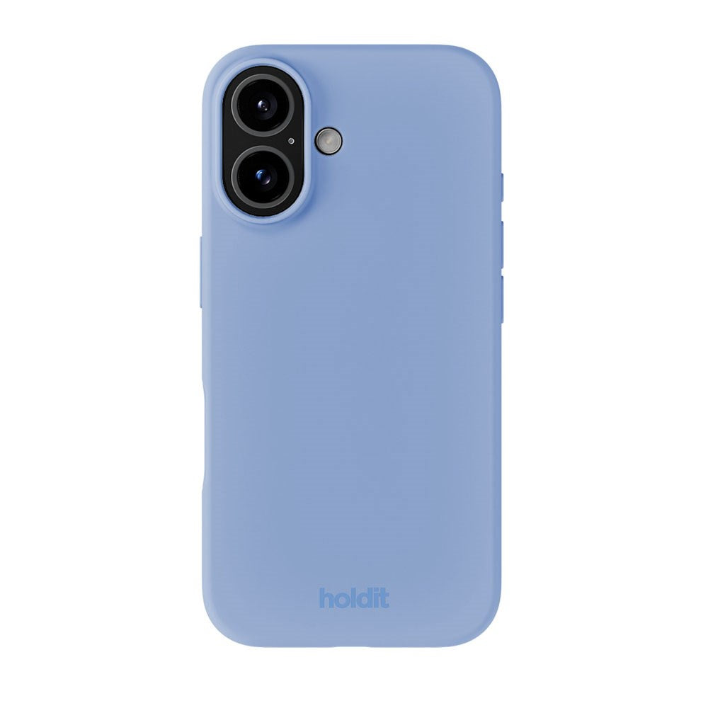 iPhone 16 Holdit Soft Touch Silikon Skal - Soft Cobalt
