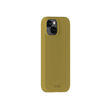iPhone 14 / 13 Holdit Soft Touch Silikon Skal - Warm Olive