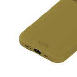 iPhone 16 Holdit Soft Touch Silikon Skal - Warm Olive