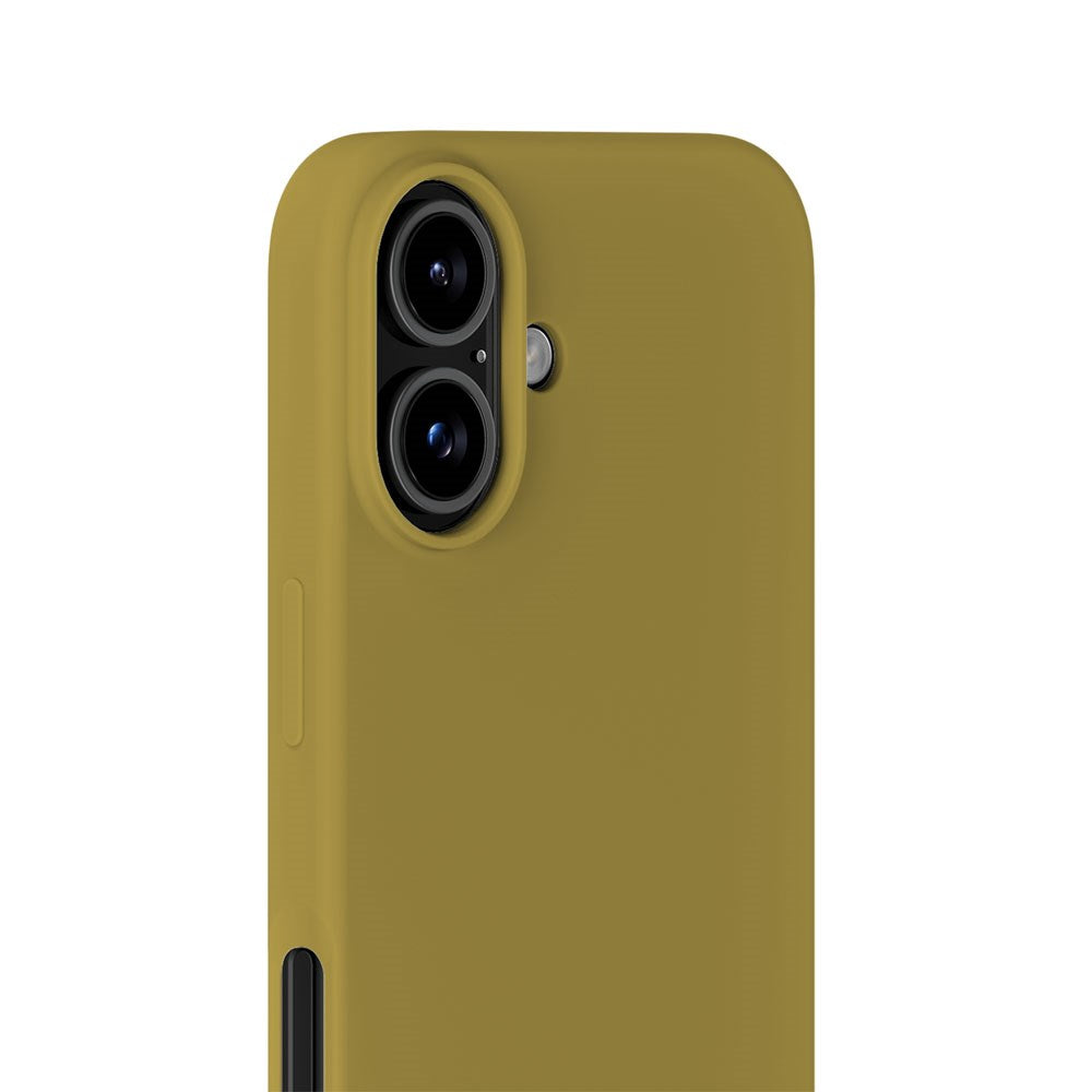 iPhone 16 Holdit Soft Touch Silikon Skal - Warm Olive