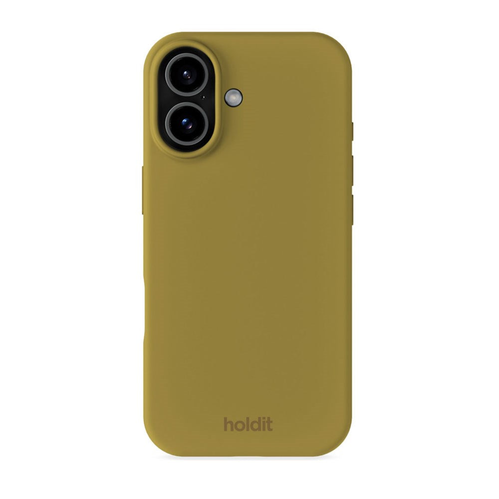 iPhone 17 Holdit Soft Touch Silikon Skal - Warm Olive