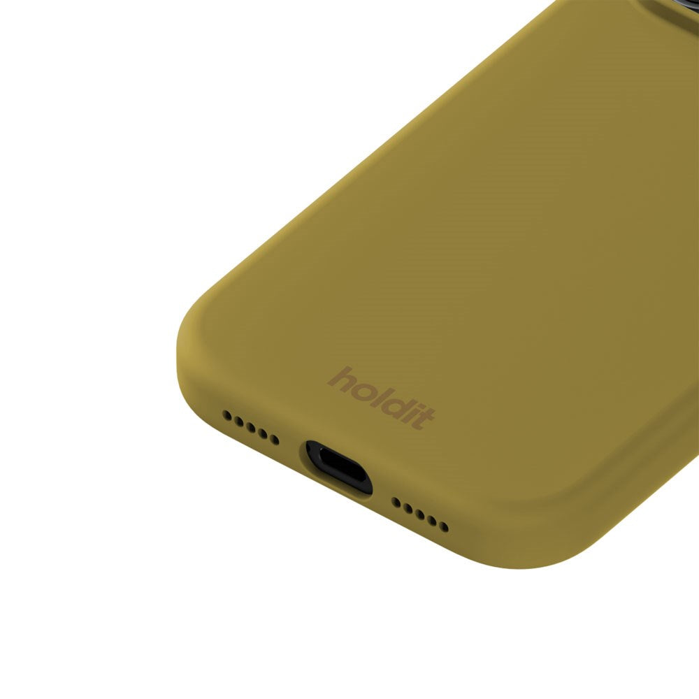 iPhone 17 Pro Max Holdit Soft Touch Silikon Skal - Warm Olive