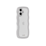 iPhone 17 Holdit Wavy Skal - Wool Grey / Transparent