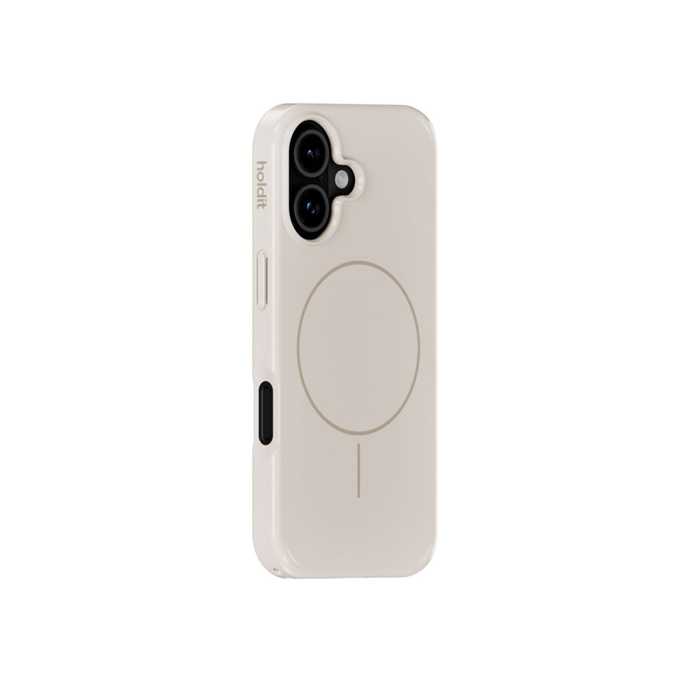 iPhone 17 Holdit Mono Case - MagSafe Kompatibel - Light Beige / Beige