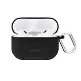 Apple AirPods Pro (1. & 2. Gen.) Holdit Silicone Case m. Karabinhake - Black