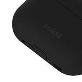 Apple AirPods Pro (1. & 2. Gen.) Holdit Silicone Case m. Karabinhake - Black