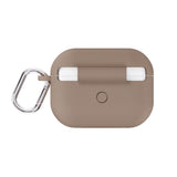 Apple AirPods Pro (1. & 2. Gen.) Holdit Silicone Case m. Karabinhake - Mocha Brown