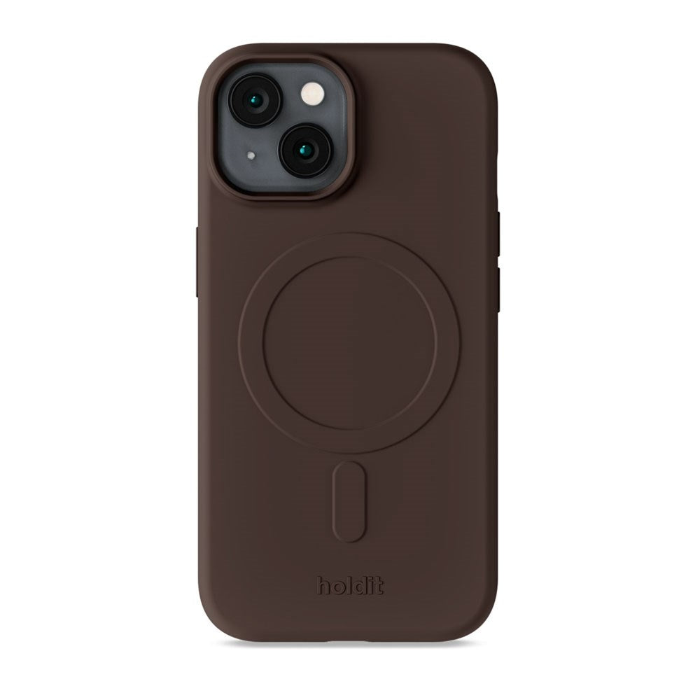 iPhone 17e / 16e / 15 / 14 / 13 Holdit Soft MagSafe Case - Chocolate