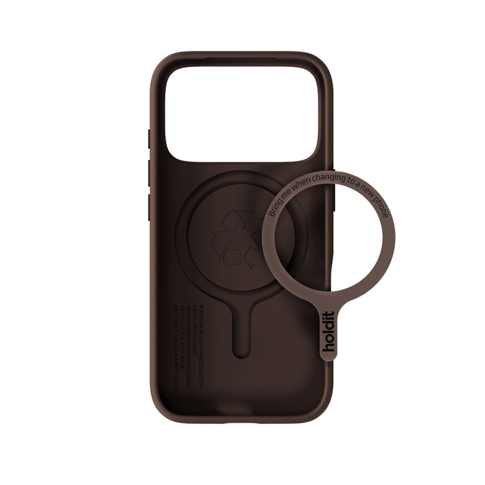 iPhone 17 Pro Max Holdit Soft MagSafe Case - Chocolate