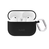 Apple AirPods Pro (3. Gen.) Holdit Silicone Case m. Karabinhake - Black