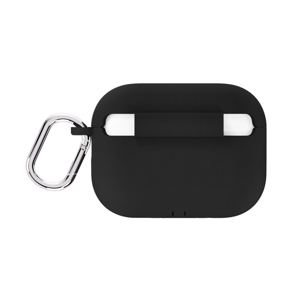 Apple AirPods Pro (3. Gen.) Holdit Silicone Case m. Karabinhake - Black