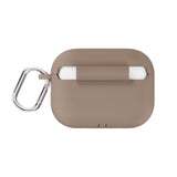 Apple AirPods Pro (3. Gen.) Holdit Silicone Case m. Karabinhake - Mocha Brown