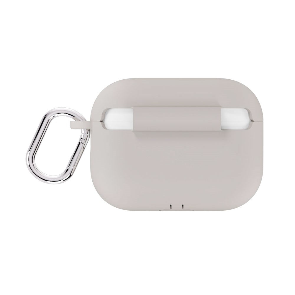 Apple AirPods Pro (3. Gen.) Holdit Silicone Case m. Karabinhake - Wool Gray