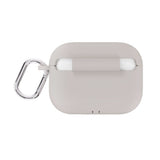 Apple AirPods Pro (3. Gen.) Holdit Silicone Case m. Karabinhake - Wool Gray