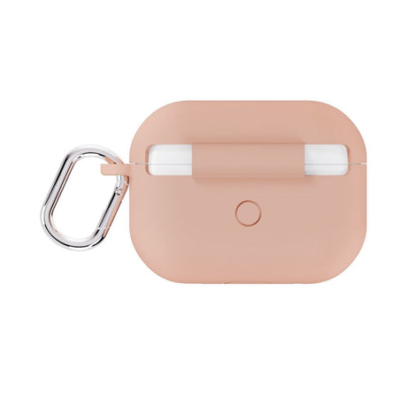 Apple AirPods Pro (1. & 2. Gen.) Holdit Silicone Case m. Karabinhake - Bare Pink