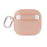Apple AirPods (4. Gen.) Holdit Silicone Case m. Karabinhake - Bare Pink
