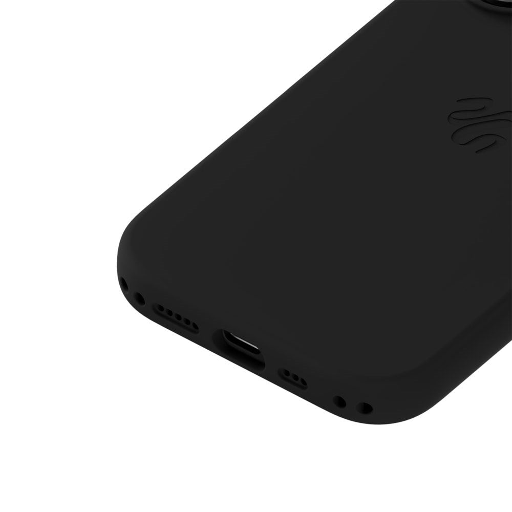 iPhone 16 Holdit Soft Touch MagSafe Silikon Skal - Black