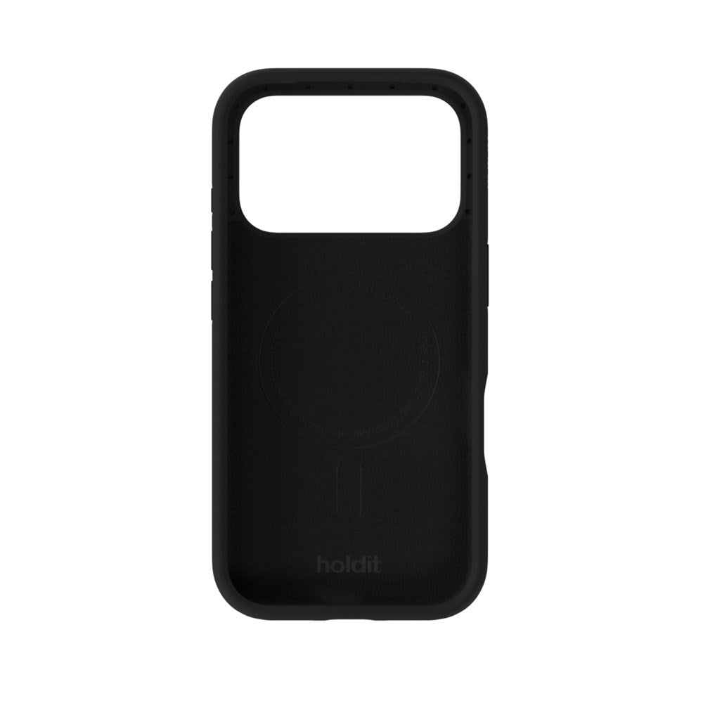 iPhone 17 Pro Max Holdit Soft Touch MagSafe Silikon Skal - Black