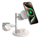 Smartline 3-in-1 Trådlös Laddare 25W - Qi2 Kompatibel - Vit