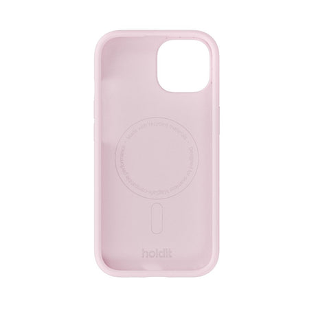 iPhone 15 / 14 / 13 Holdit Soft Touch MagSafe Silikon Skal - Pale Pink