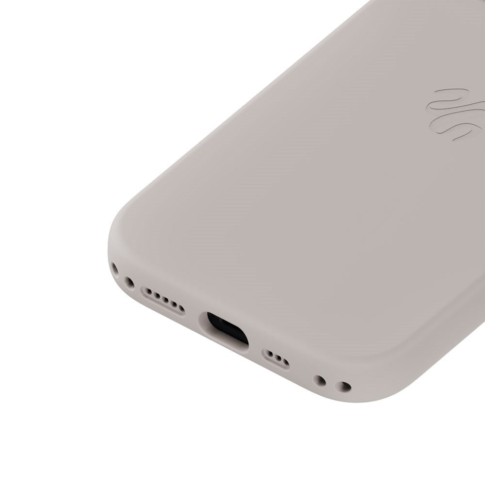 iPhone 15 / 14 / 13 Holdit Soft Touch MagSafe Silikon Skal - Wool Gray