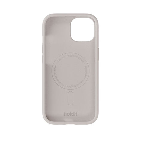iPhone 15 / 14 / 13 Holdit Soft Touch MagSafe Silikon Skal - Wool Gray