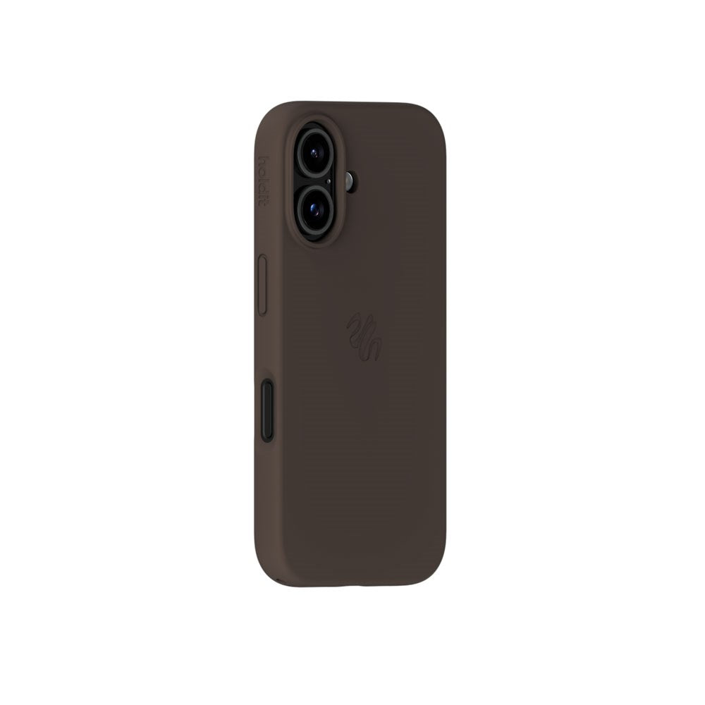 iPhone 16 Holdit Soft Touch MagSafe Silikon Skal - Chocolate