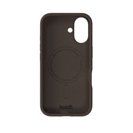 iPhone 16 Holdit Soft Touch MagSafe Silikon Skal - Chocolate