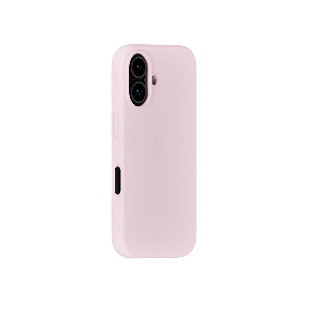 iPhone 16 Holdit Soft Touch MagSafe Silikon Skal - Pale Pink