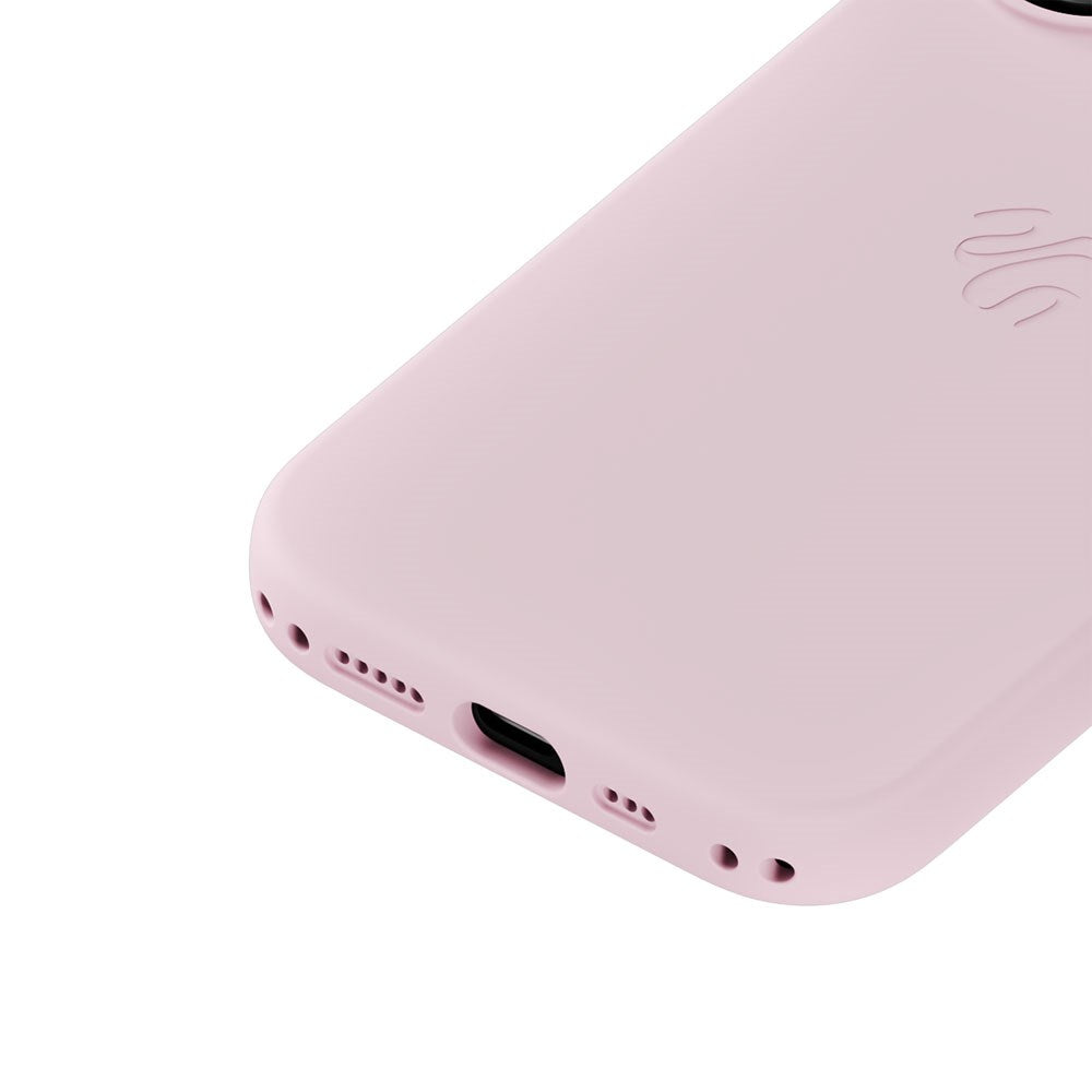 iPhone 16 Holdit Soft Touch MagSafe Silikon Skal - Pale Pink