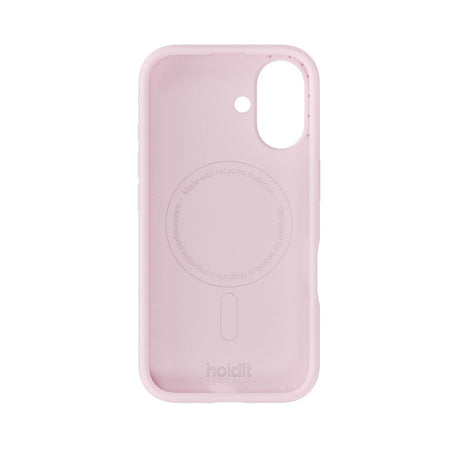 iPhone 16 Holdit Soft Touch MagSafe Silikon Skal - Pale Pink