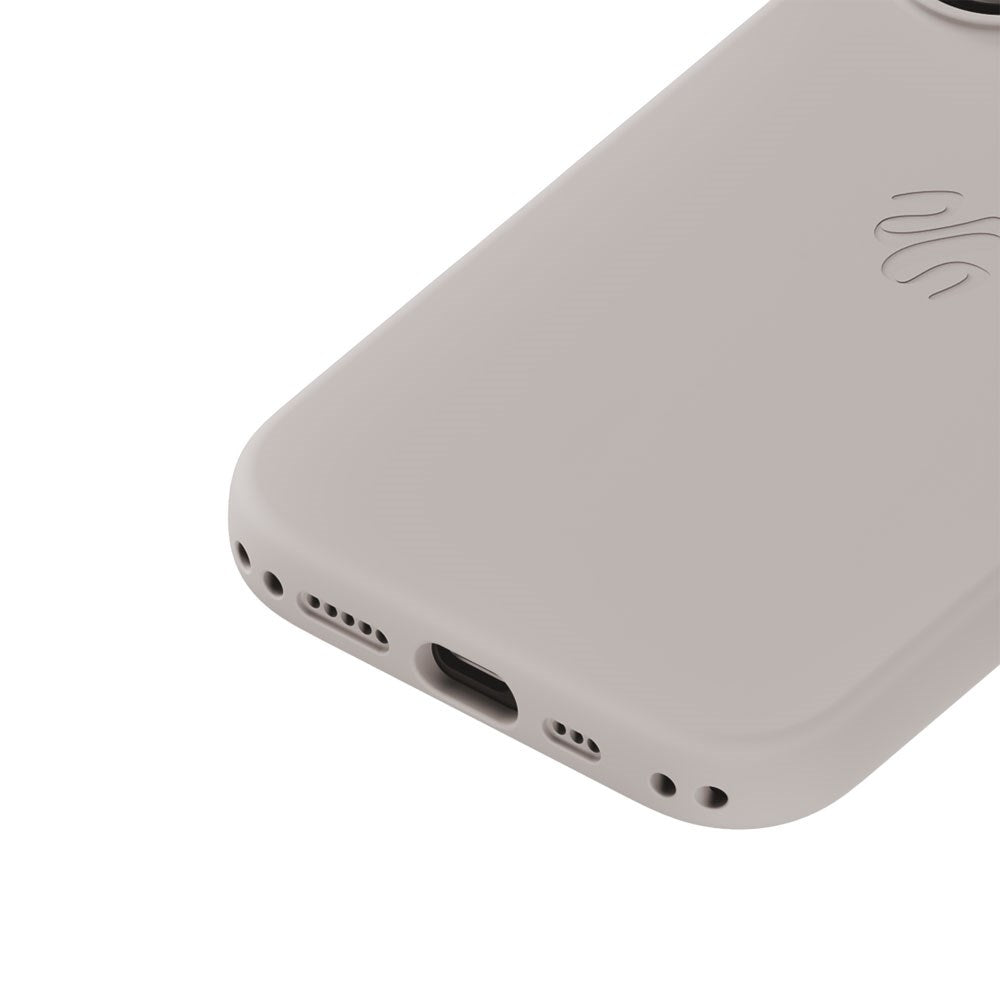 iPhone 16 Holdit Soft Touch MagSafe Silikon Skal - Wool Gray