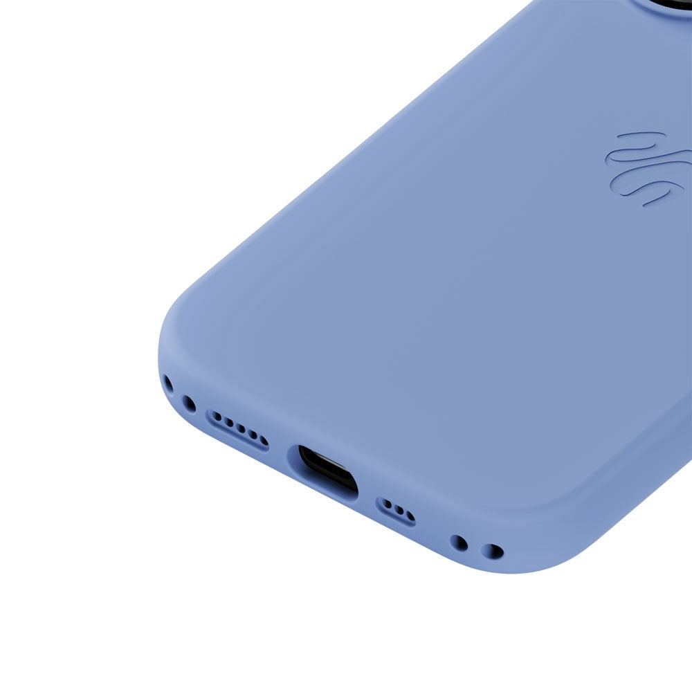 iPhone 16 Holdit Soft Touch MagSafe Silikon Skal - Soft Cobalt