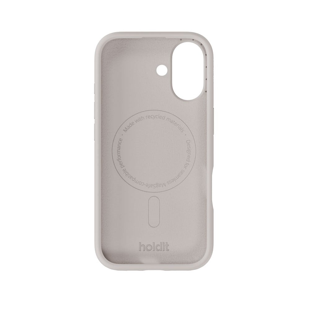 iPhone 17 Holdit Soft Touch MagSafe Silikon Skal - Wool Gray