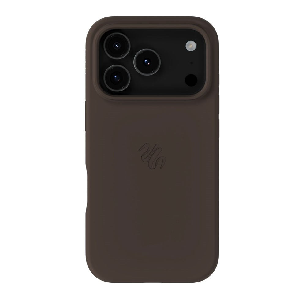 iPhone 17 Pro Holdit Soft Touch MagSafe Silikon Skal - Chocolate