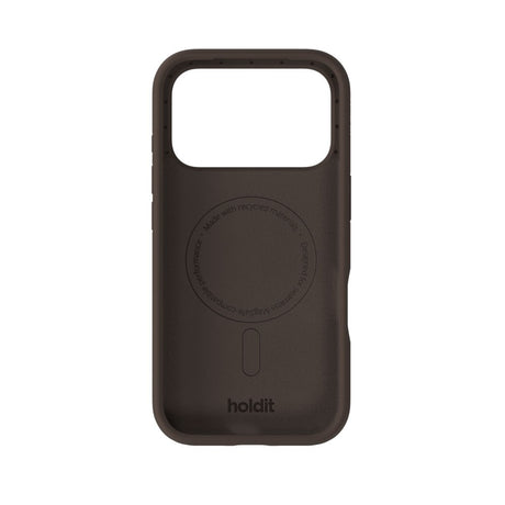iPhone 17 Pro Holdit Soft Touch MagSafe Silikon Skal - Chocolate