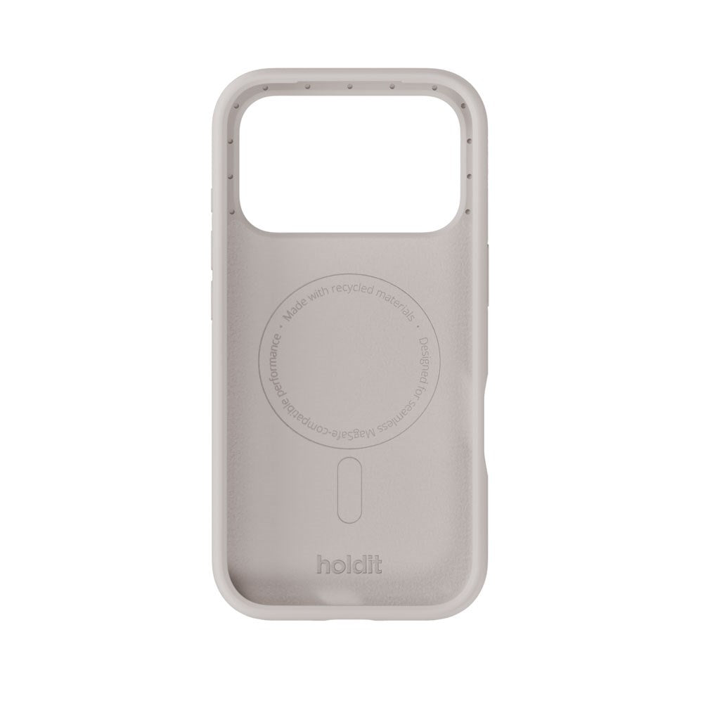 iPhone 17 Pro Holdit Soft Touch MagSafe Silikon Skal - Wool Gray