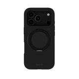 iPhone 18 Pro / 17 Pro Holdit Silikone Stand Skal - Black