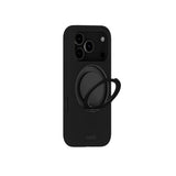 iPhone 18 Pro / 17 Pro Holdit Silikone Stand Skal - Black
