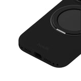 iPhone 18 Pro / 17 Pro Holdit Silikone Stand Skal - Black