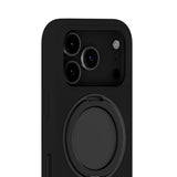 iPhone 18 Pro / 17 Pro Holdit Silikone Stand Skal - Black