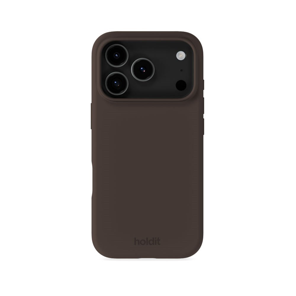 iPhone 18 Pro / 17 Pro Holdit Soft Touch Silikon Skal - Chocolate