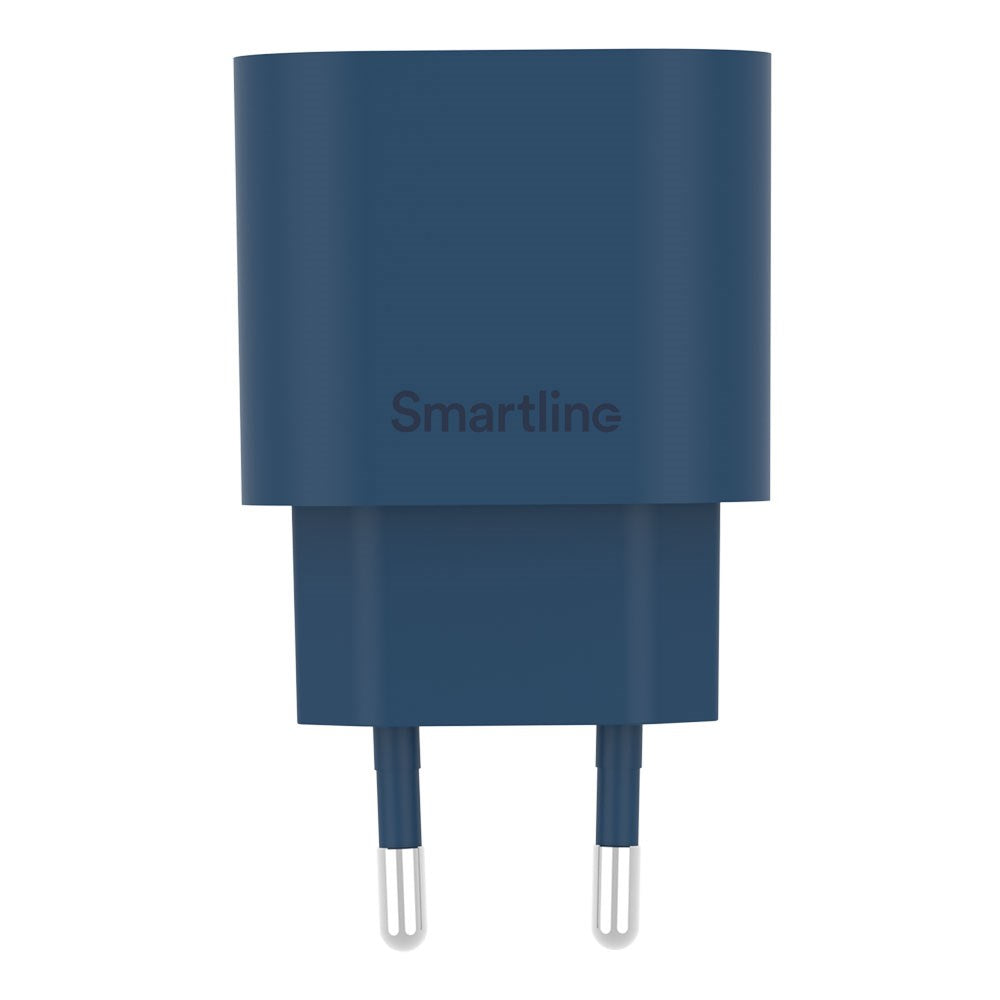 Smartline 20W Väggladdare m. 1 x USB-C – Mörkblå