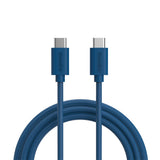 Smartline (60W) USB-C till USB-C Braidy Kabel 2m - Mörkblå