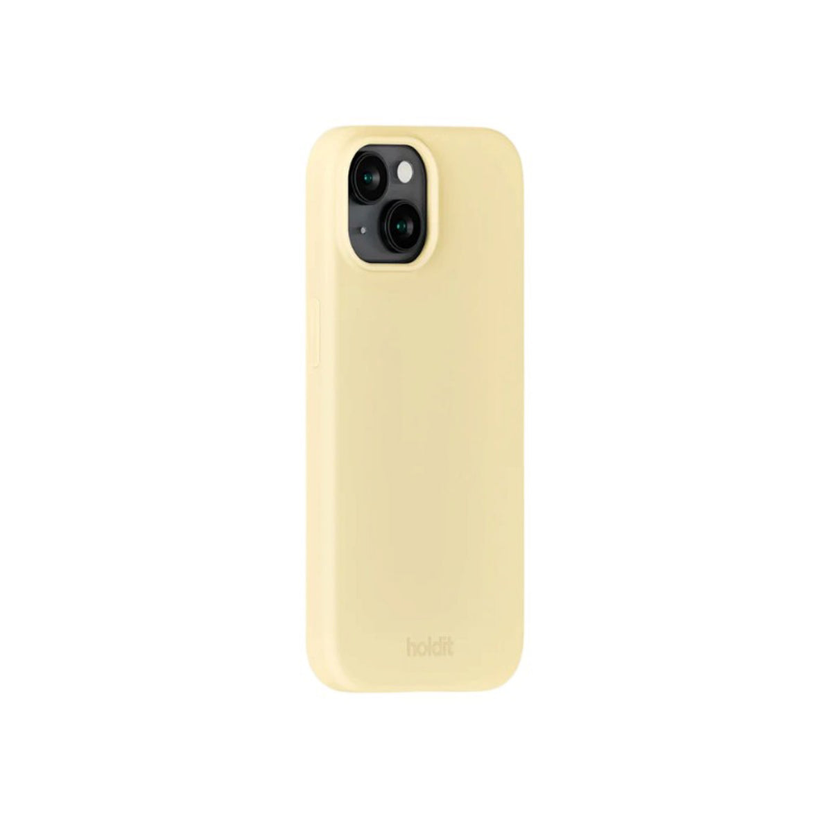 iPhone 15 Holdit Soft Touch Silikon Skal - Butter Yellow