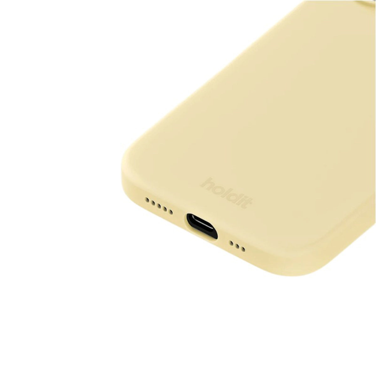 iPhone 16 Holdit Soft Touch Silikon Skal - Butter Yellow