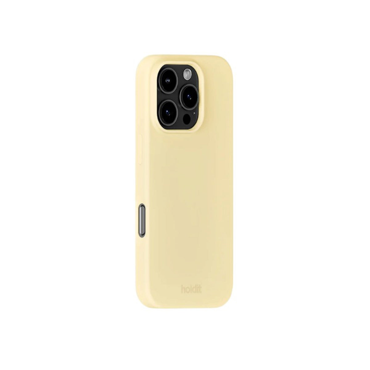 iPhone 16 Pro Holdit Soft Touch Silikon Skal - Butter Yellow