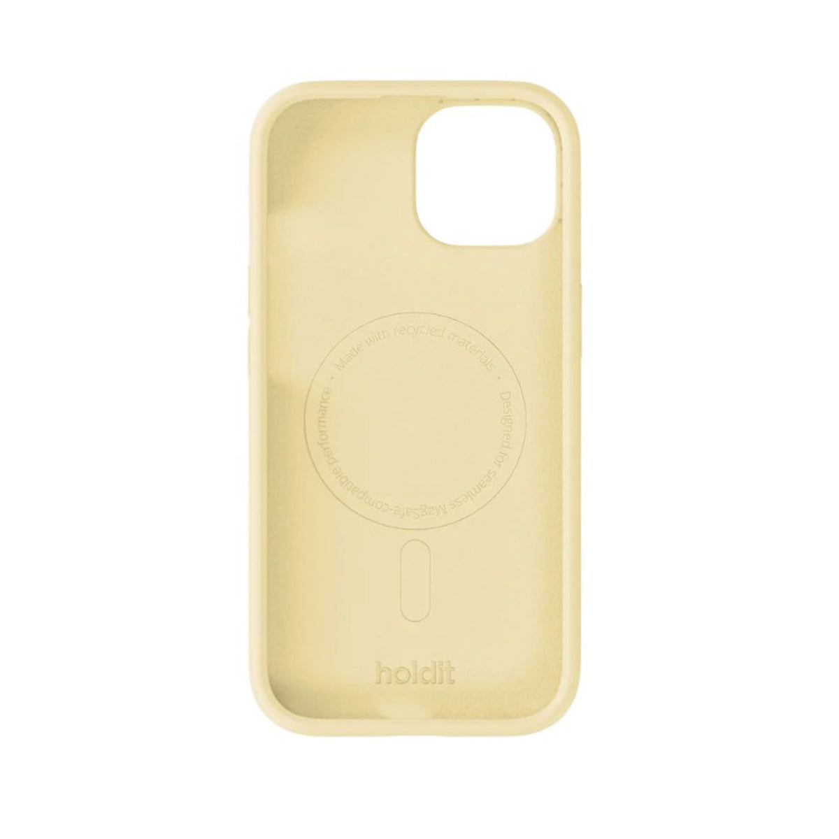 iPhone 17e / 16e / 15 / 14 / 13 Holdit Soft Touch MagSafe Silikon Skal - Butter Yellow