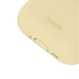 Apple AirPods Pro (3. Gen.) Holdit Silicone Case m. Karabinhake - Butter Yellow