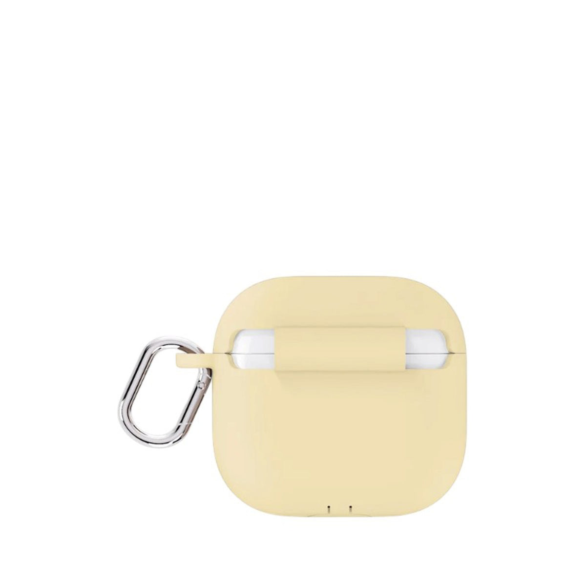 Apple AirPods (5. & 4. Gen.) Holdit Silicone Case m. Karabinhake - Butter Yellow